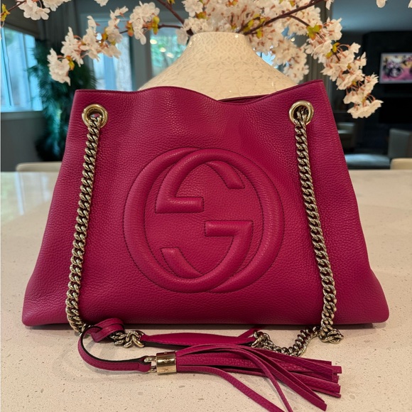 GUCCI SOHO GG chain shoulder hobo bag - Picture 1 of 9